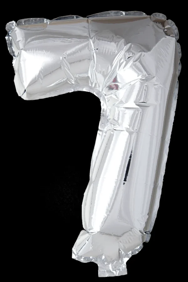 Hisab Joker Folieballong 41 cm siffra 7