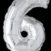 Hisab Joker Folieballong 41 cm siffra 6