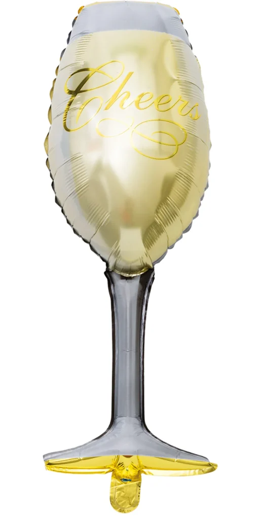 Hisab Joker Folieballong Vinglas