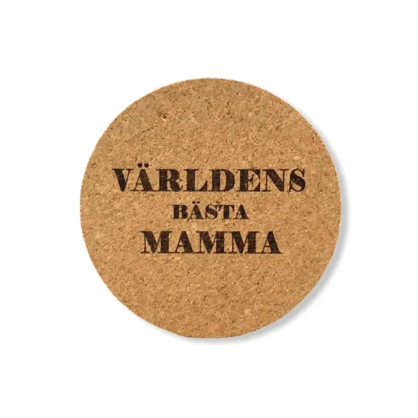 Sakligheter Glasunderlägg världens bästa mamma
