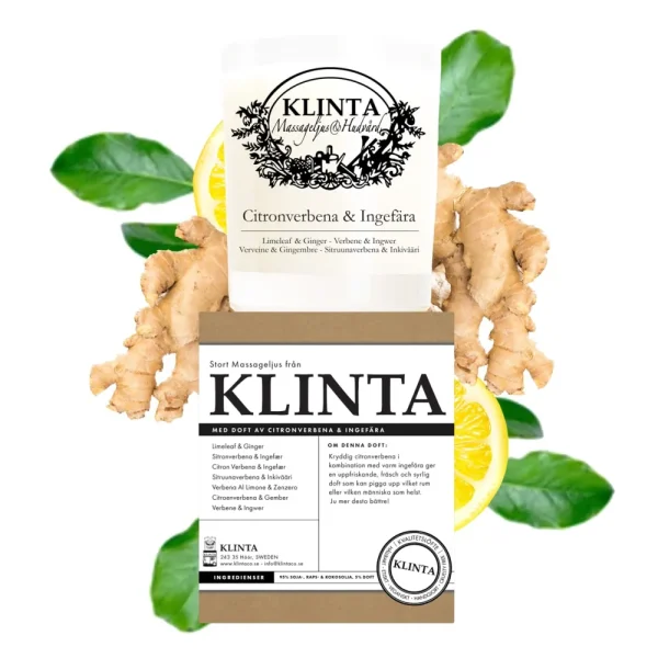 Klinta - citronverbena och ingefära 20cl