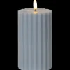 Star Trading LED blockljus flamme - blå