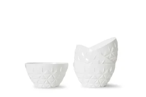 Sagaform Picknick skål 4-pack vit