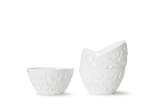 Sagaform Picknick skål 4-pack vit