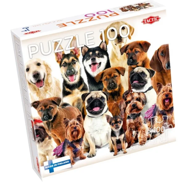 Tactic Pussel dogs 100 bitar