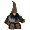 Alot Decoration Tomte sittande brun